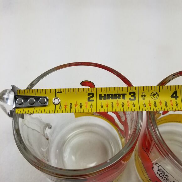 Garfield & Oddie Mug (2) Vtg 1978 Use Your Friends Wisely Glass Mcdonalds Cup - Picture 8 of 16